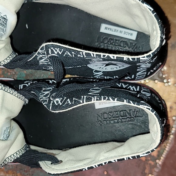 Converse All-Star. Chuck Taylor. JW Anderson Colab Black. Worn once. Men's 13 - Picture 7 of 16